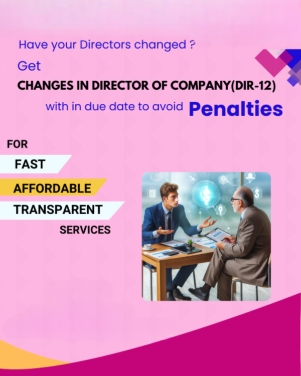 Changes in Director
