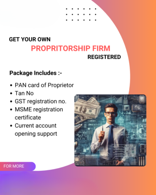 Proprietorship Firm Registration in India